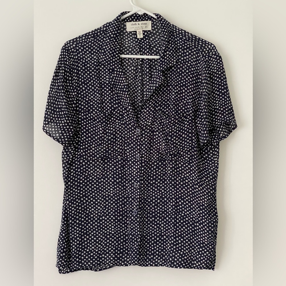 Cloth & Stone for Anthropologie Print Blouse